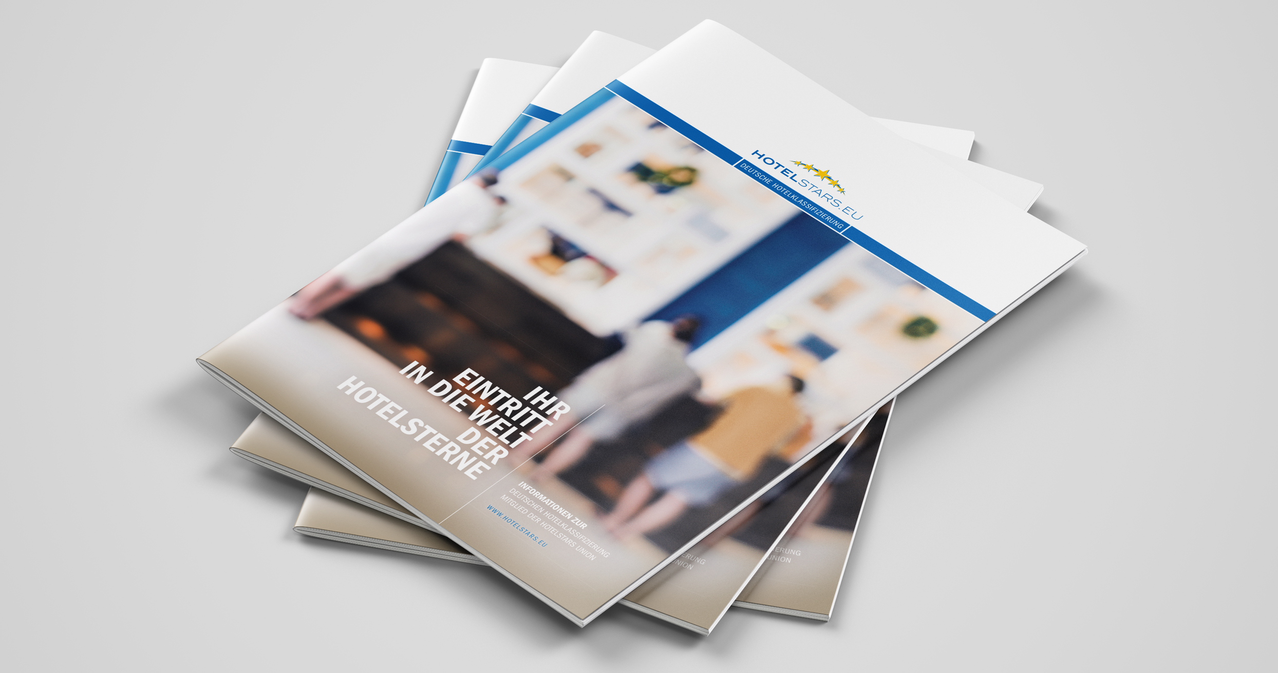 elbgraphen Full Service Werbeagentur konzipiert Broschüre und Flyer für Hotelstars EU